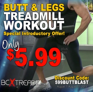 butt blast treadmill workout